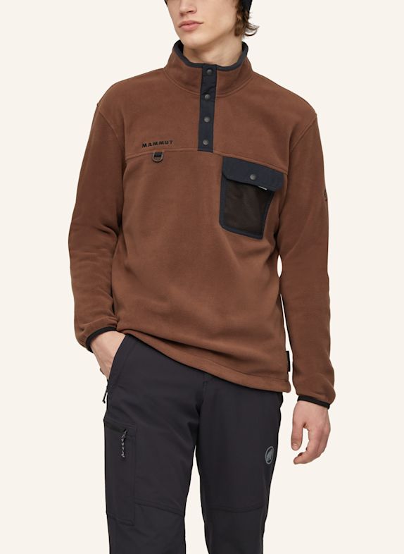MAMMUT Midlayer-Pullover MOONSTONE LIGHT ML HYBRID BRAUN