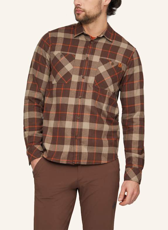 MAMMUT Langarmshirt ALVRA BRAUN