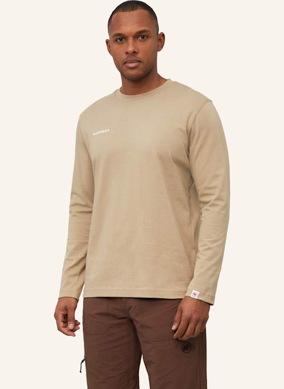 MAMMUT Funktionsshirt BASE MINI LOGO BRAUN
