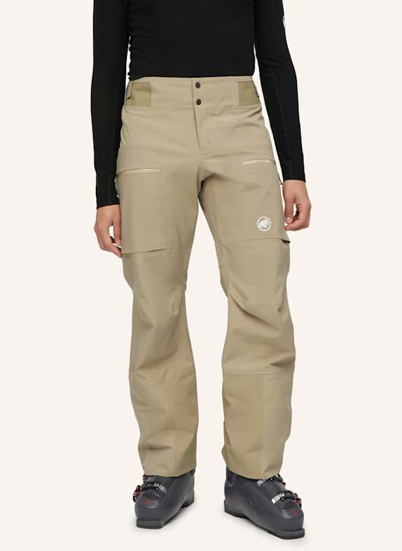 MAMMUT Hardshell-Skihose STONEY HS BRAUN