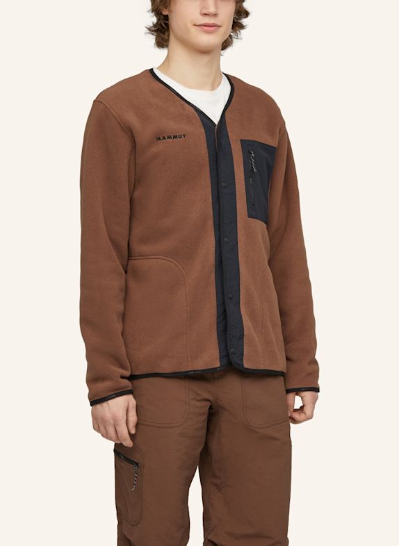 MAMMUT Cardigan MOONSTONE HYBRID ML BRAUN