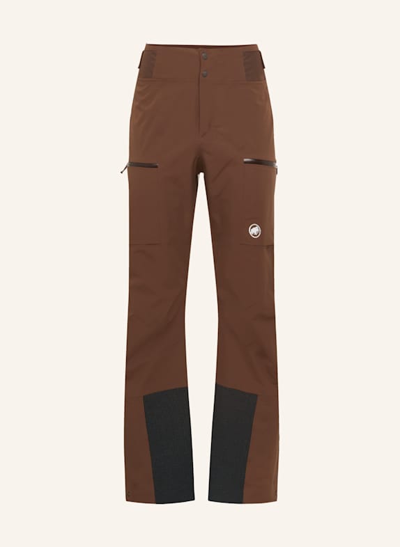 MAMMUT Hardshell-Skihose STONEY HS BRAUN