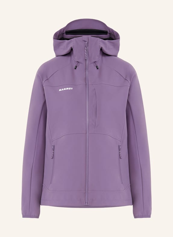 MAMMUT Softshell-Jacke ULTIMATE COMFORT SO HOODED LILA
