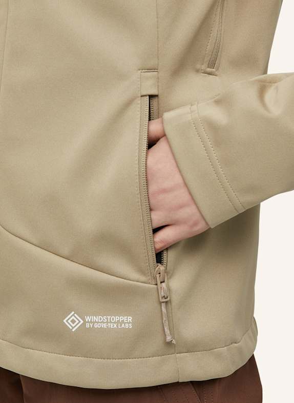 MAMMUT Softshell-Jacke ULTIMATE VIII SO HOODED BRAUN