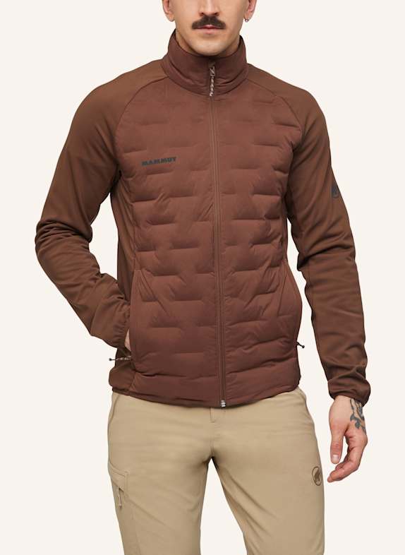 MAMMUT Hybrid-Steppjacke SENDER IN BRAUN