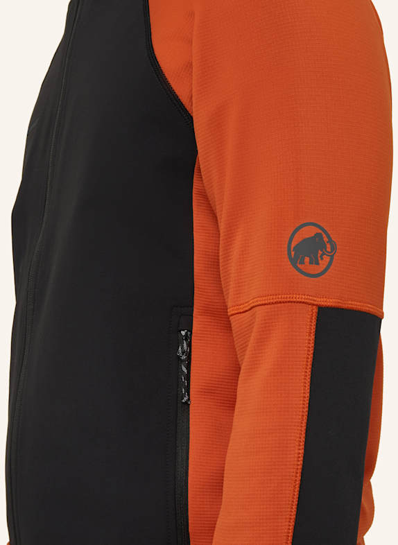 MAMMUT Midlayer-Jacke MASSONE ML HOODED BRAUN