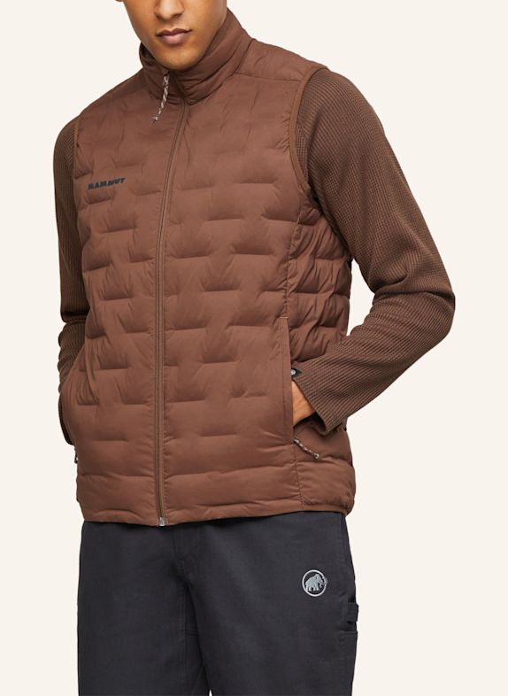 MAMMUT Steppweste SENDER IN BRAUN
