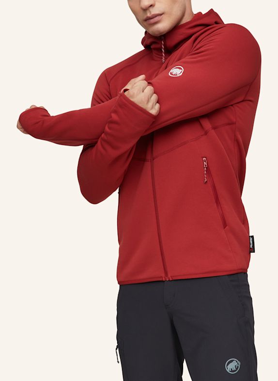 MAMMUT Midlayer-Jacke ACONCAGUA ML mit Kapuze ROT