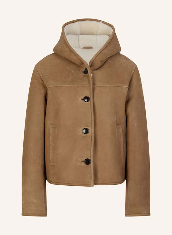 JOOP! Lammfelljacke COGNAC