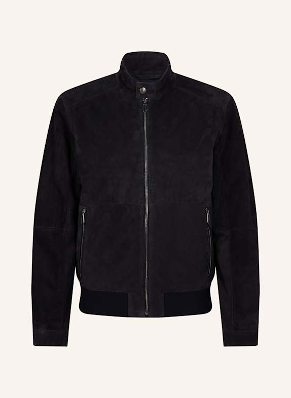 JOOP! Lederjacke DUNKELBLAU