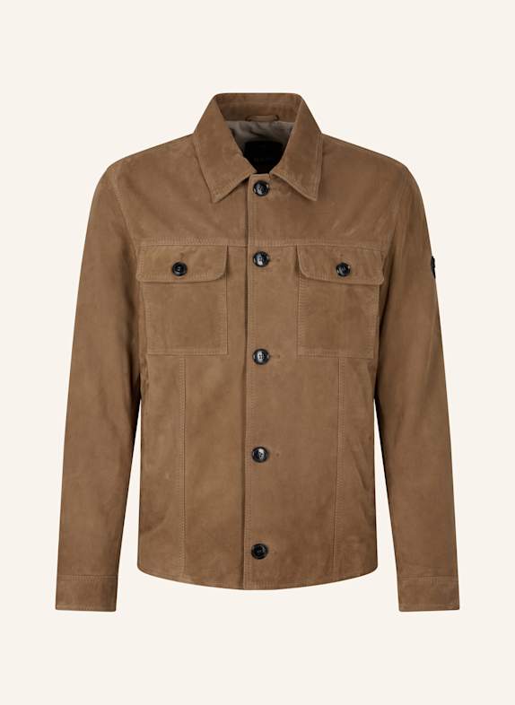 JOOP! Lederjacke HELLBRAUN