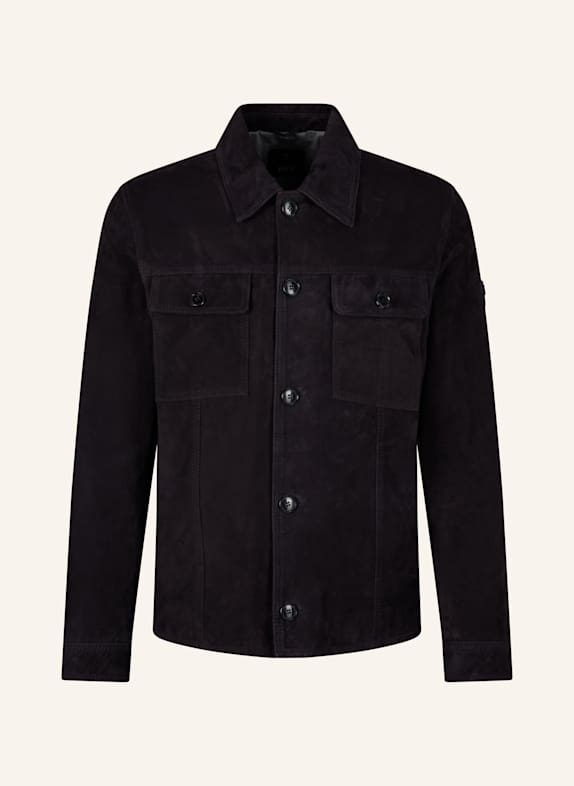JOOP! Lederjacke DUNKELBLAU