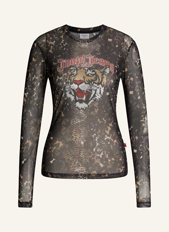 JOOP! JEANS Langarmshirt BRAUN/ BEIGE