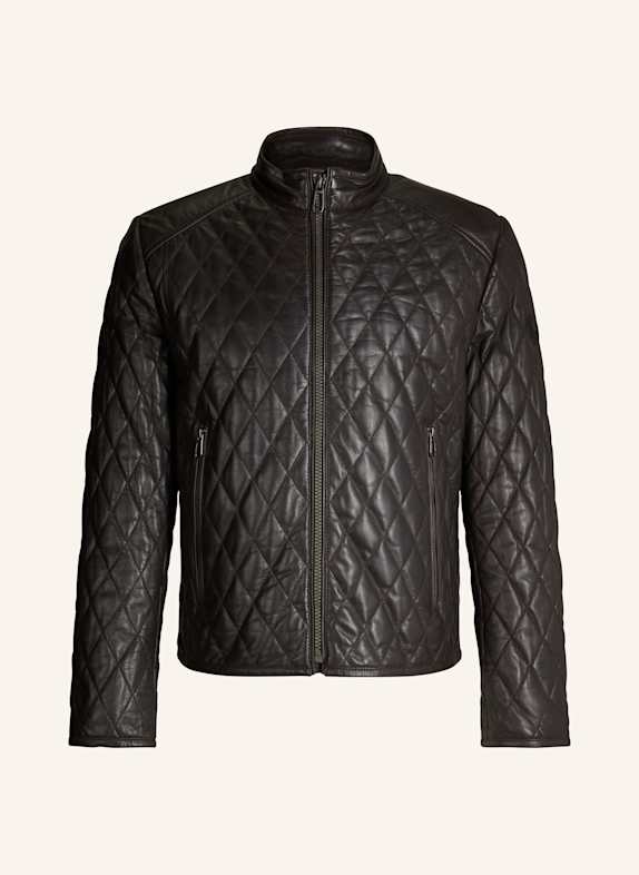 JOOP! Lederjacke DUNKELBRAUN