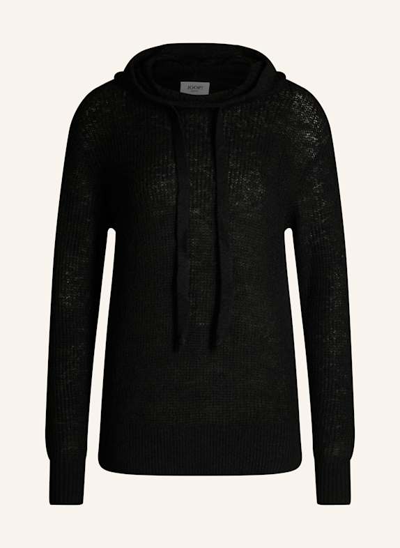 JOOP! JEANS Strick-Hoodie SCHWARZ