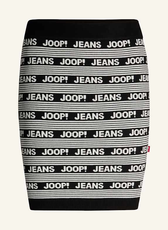 JOOP! JEANS Minirock SCHWARZ/ WEISS