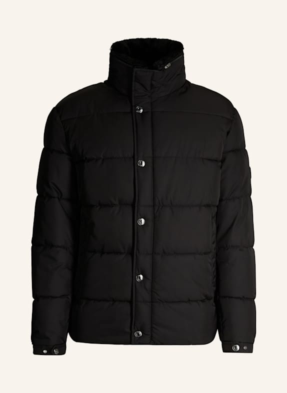 JOOP! Steppjacke NEWTON mit abnehmbarem Kunstfell SCHWARZ