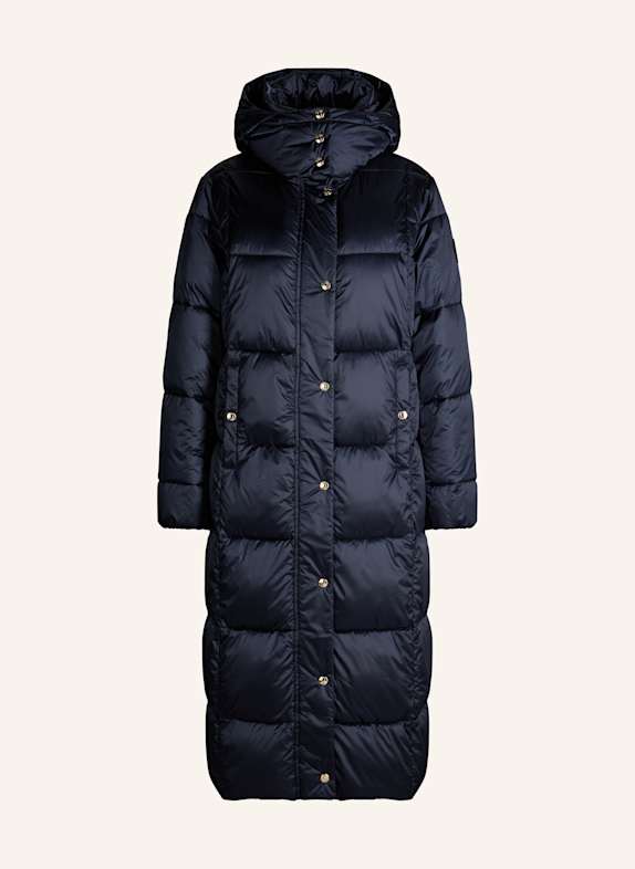 JOOP! Steppmantel CLARISSA mit abnehmbarer Kapuze DUNKELBLAU