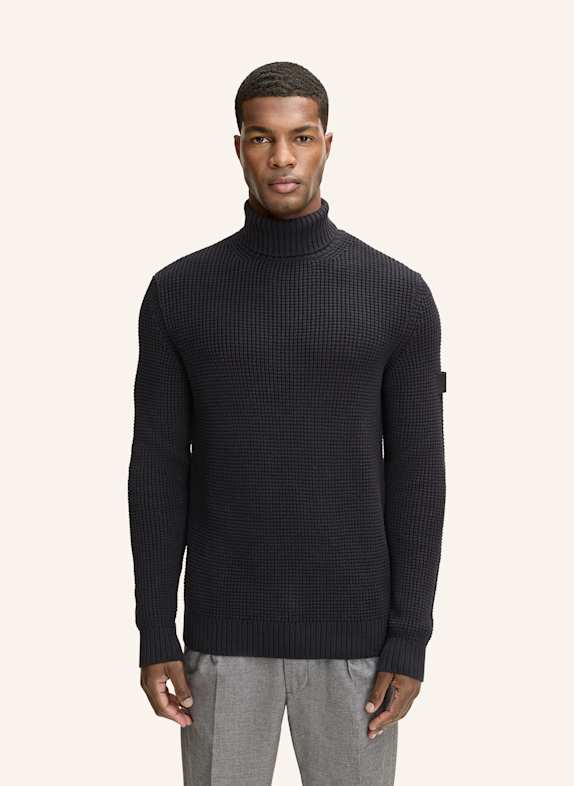 JOOP! JEANS Rollkragenpullover HOLLIO SCHWARZ