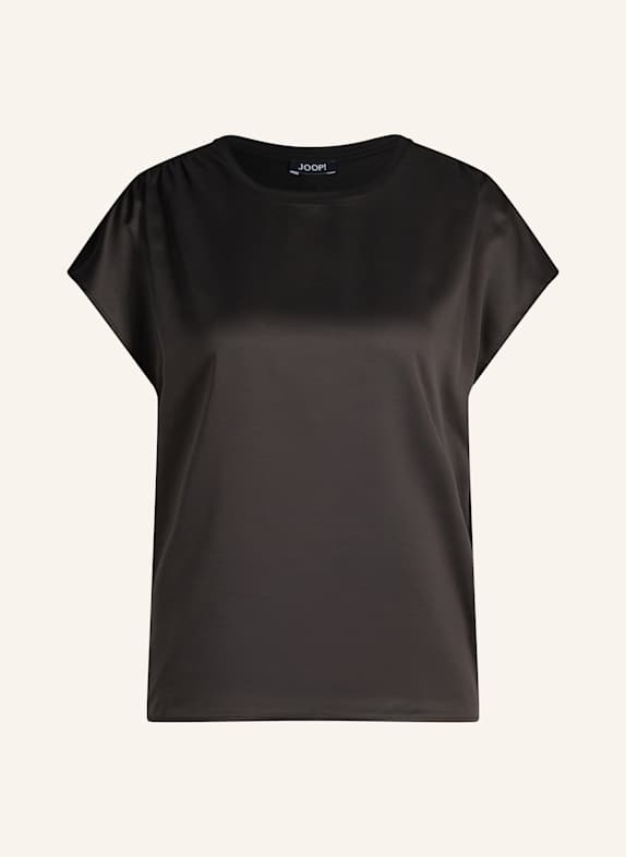 JOOP! Blusenshirt TANCY im Materialmix SCHWARZ