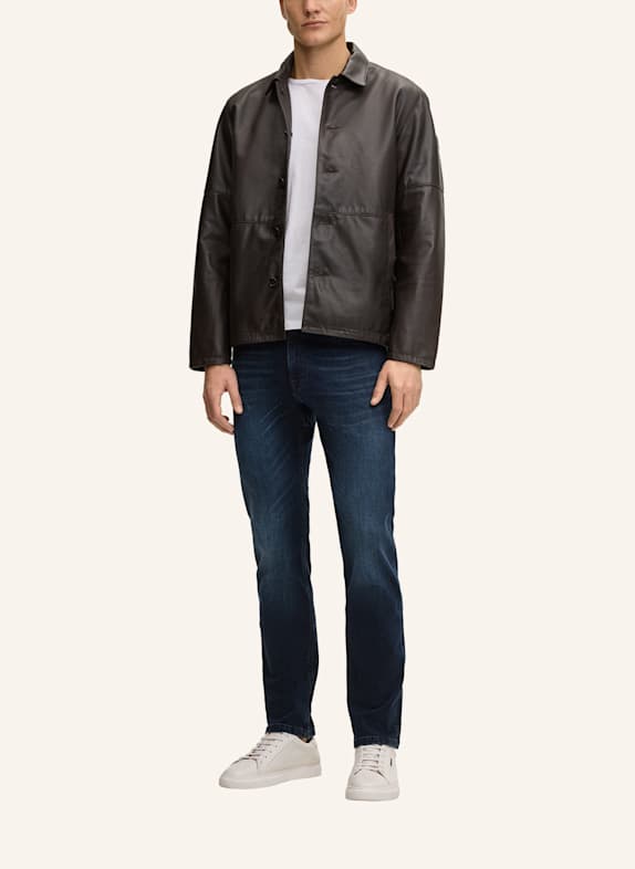 JOOP! Lederjacke DUNKELBRAUN