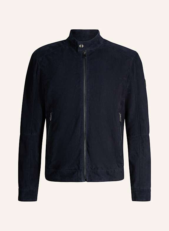 JOOP! Lederjacke DUNKELBLAU