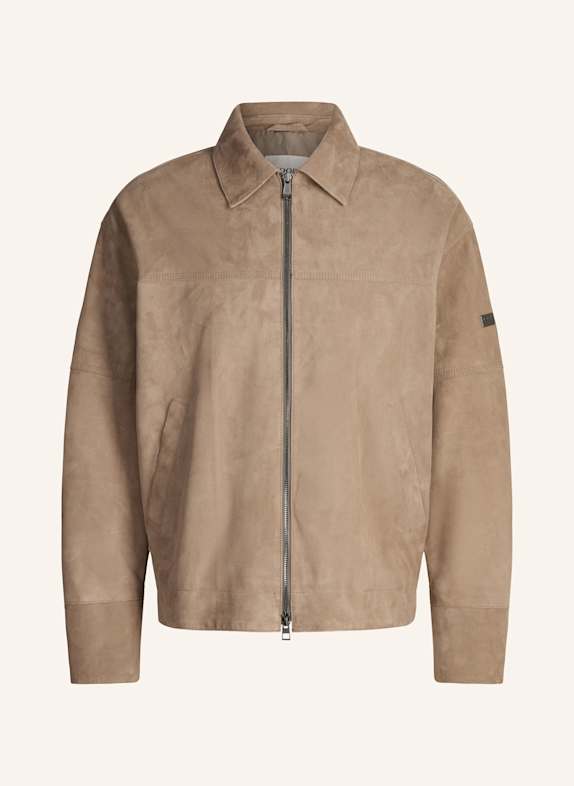 JOOP! JEANS Lederjacke HELLBRAUN