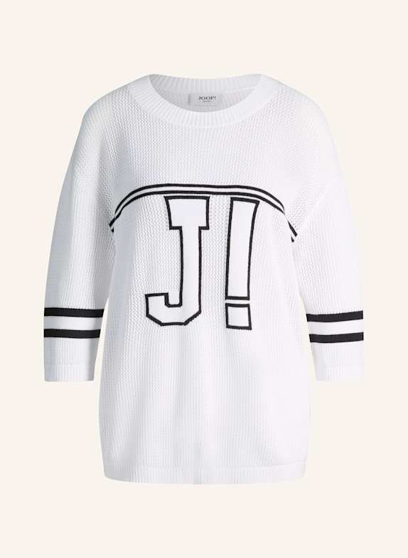 JOOP! JEANS Strick-Shirt WEISS