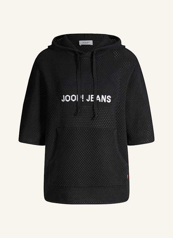 JOOP! JEANS Strick-Hoodie SCHWARZ