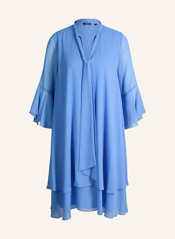JOOP! Schluppenkleid mit 3/4-Arm BLAU
