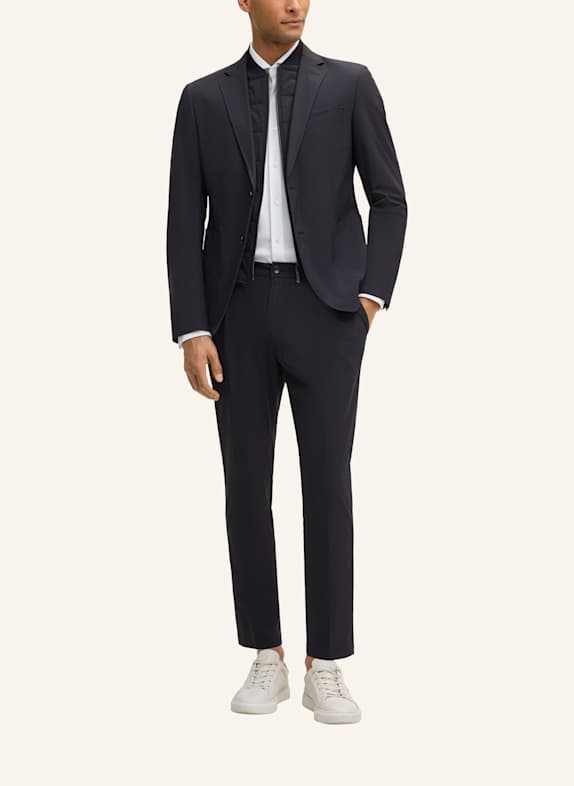 JOOP! Bundfaltenhose Regular Fit DUNKELBLAU