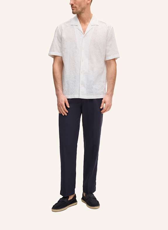 JOOP! Kurzarm-Hemd Loose Fit WEISS