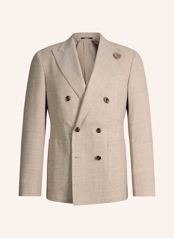 JOOP! Doppelreiher-Sakko Slim Fit BEIGE