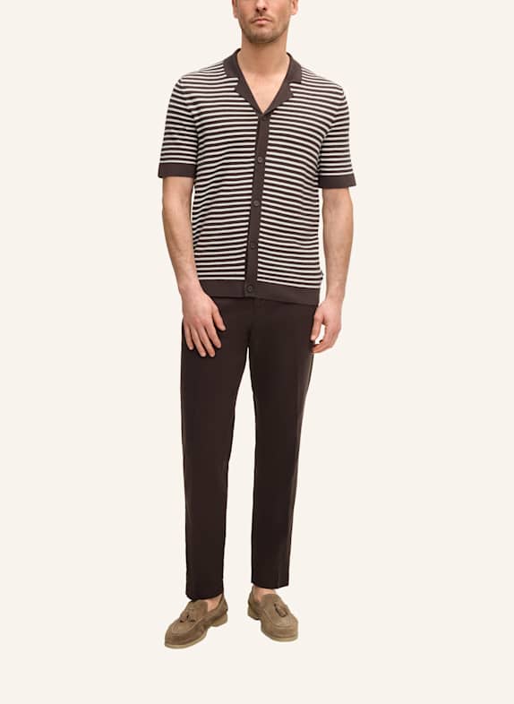 JOOP! Strickshirt DUNKELBRAUN
