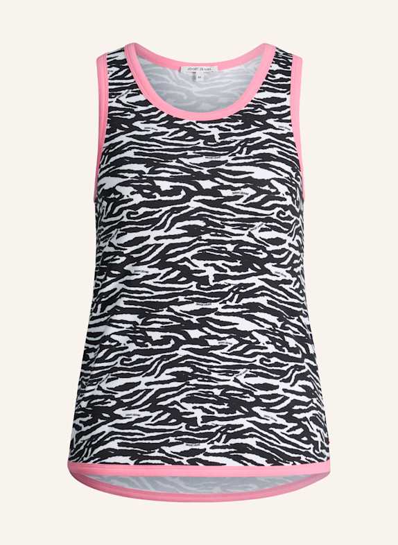 JOOP! JEANS Racerback Top SCHWARZ/ WEISS