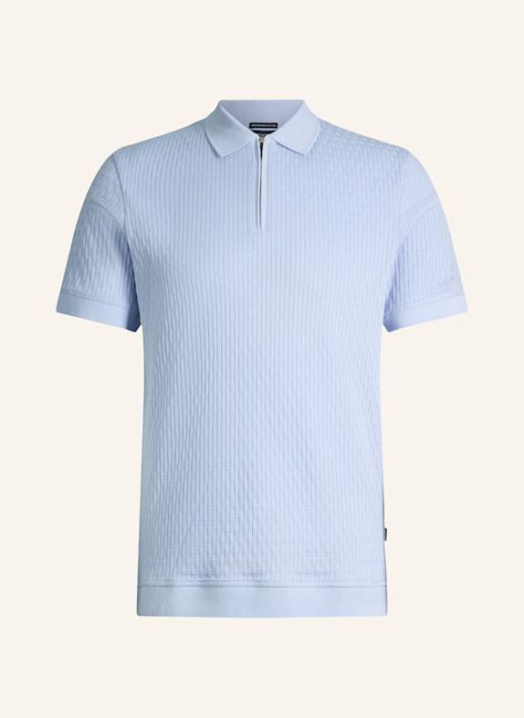 JOOP! Zip-Poloshirt Regular Fit HELLBLAU