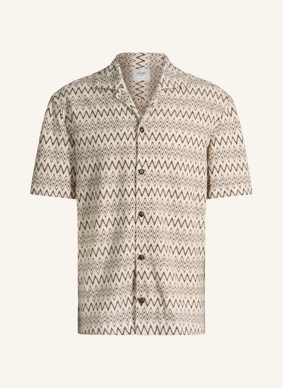 JOOP! JEANS Kurzarm-Hemd Regular Fit BEIGE