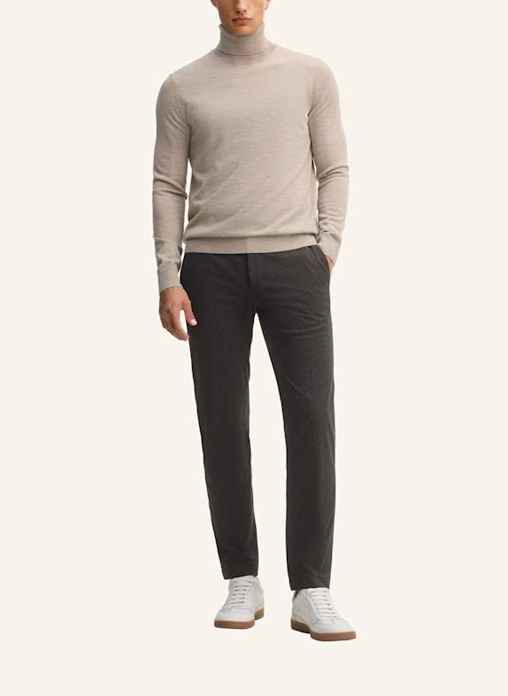 JOOP! Rollkragenpullover DONTE aus Merinowolle BEIGE