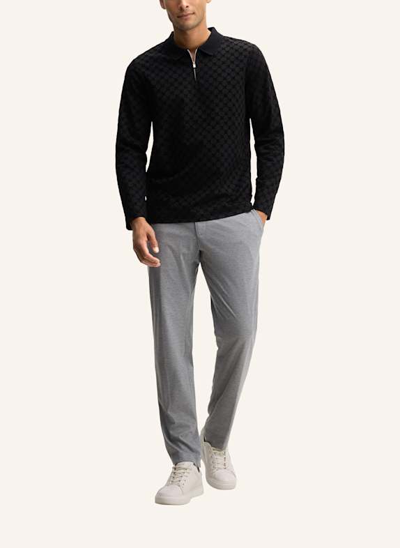 JOOP! Langarm-Poloshirt Modern Fit SCHWARZ