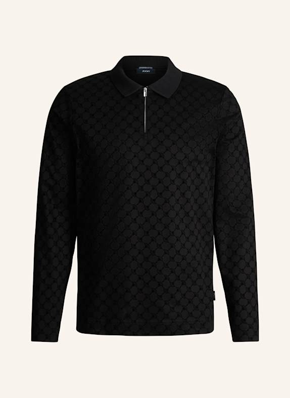 JOOP! Langarm-Poloshirt Modern Fit SCHWARZ