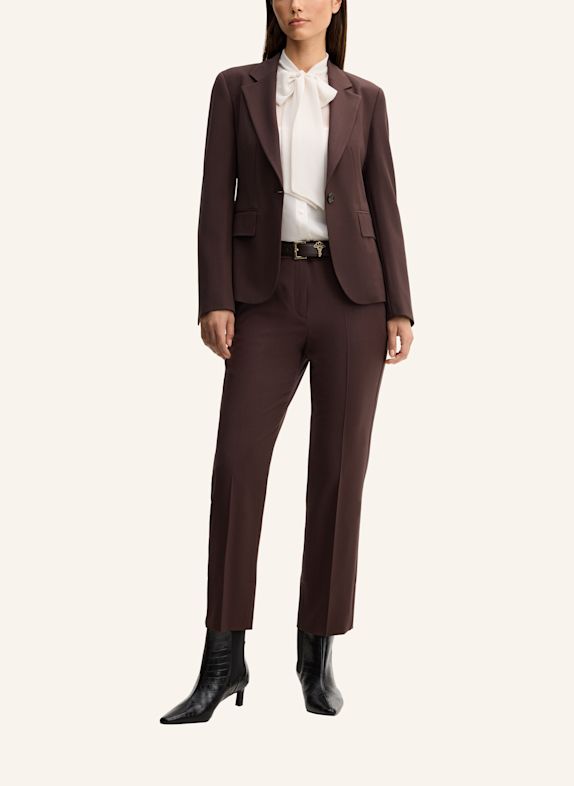 JOOP! Wollmix-Blazer DUNKELBRAUN