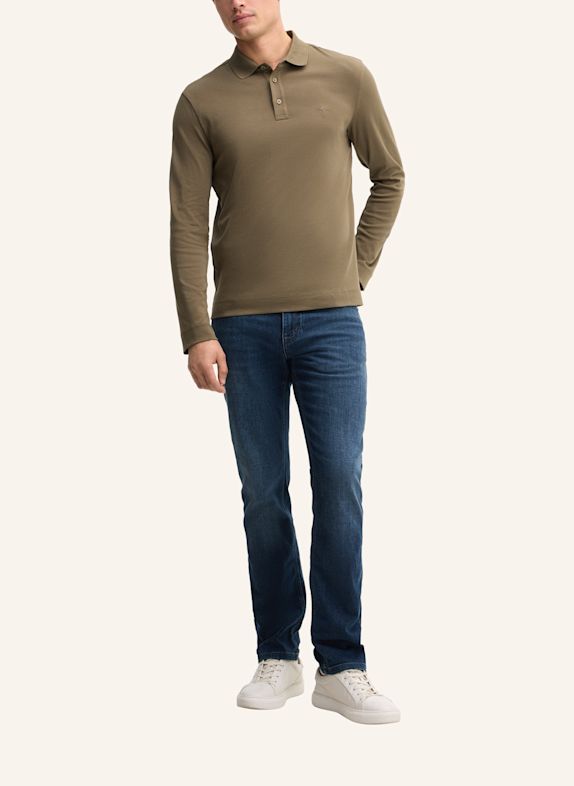 JOOP! Langarm-Poloshirt Modern Fit KHAKI