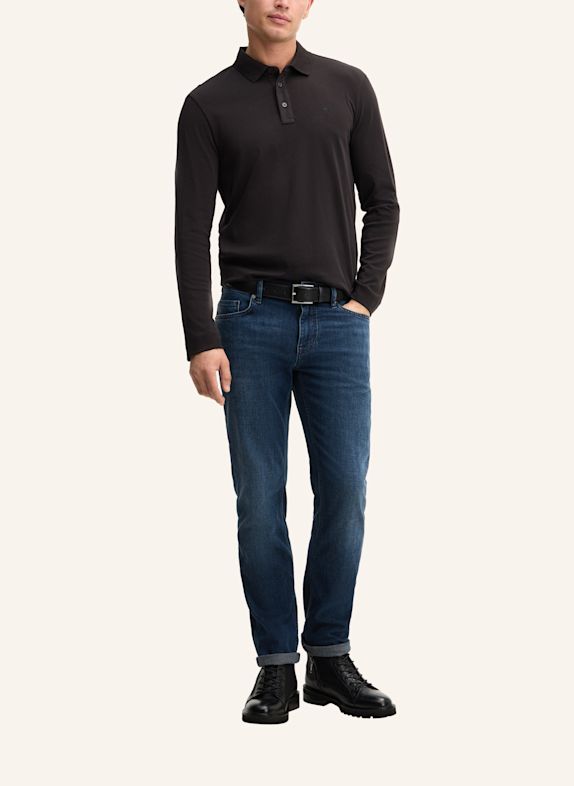 JOOP! Langarm-Poloshirt Modern Fit SCHWARZ