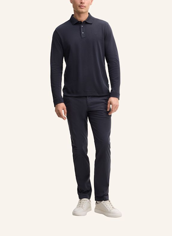 JOOP! Langarm-Poloshirt Modern Fit DUNKELBLAU
