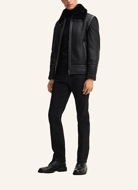 JOOP! Lederjacke SCHWARZ
