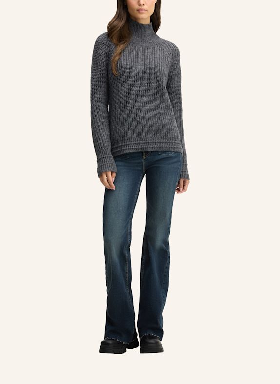 JOOP! JEANS Wollmix-Pullover DUNKELGRAU