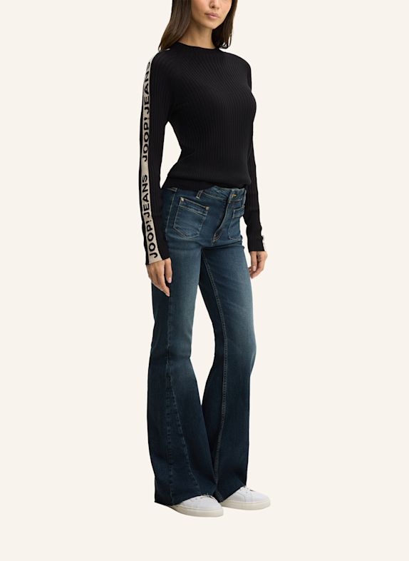 JOOP! JEANS Viskose-Pullover SCHWARZ