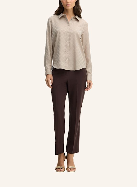 JOOP! Hemdbluse BLISS aus Jacquard GRAU