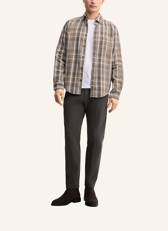 JOOP! JEANS Bundfaltenhose DE Loose Fit DUNKELGRÜN