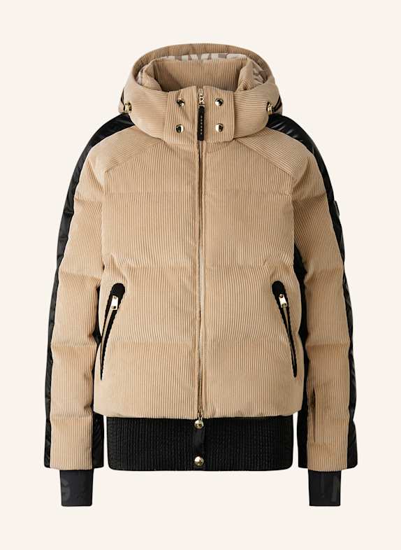 BOGNER Skijacke INKA-D CAMEL/ SCHWARZ